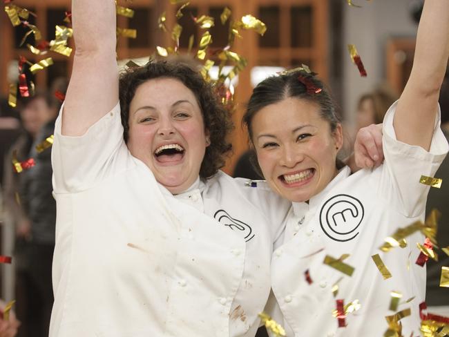 MasterChef Australia’s season one winner Julie Goodwin And Runner-Up Poh Ling Yeow.