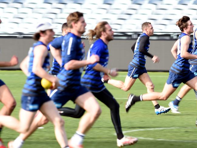 Joel Selwood at Geelong Cats training.