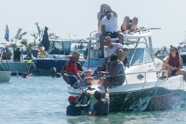 At the 2019 Beer Can Regatta at Mindel Beach. Pic Glenn Campbell