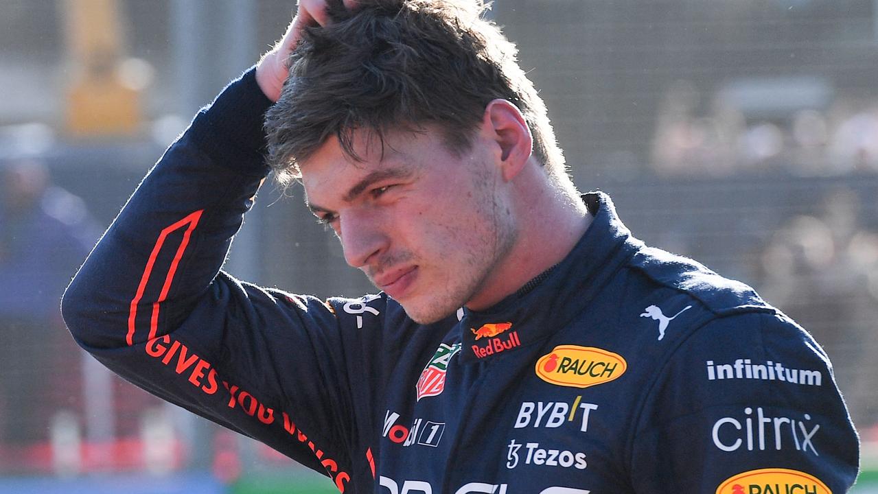 Red Bull's Dutch driver Max Verstappen .