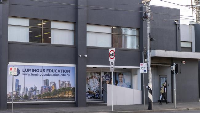 Scores of independent training colleges and migration services have had their registrations suspended or cancelled over the past year. Picture: Jake Nowakowski