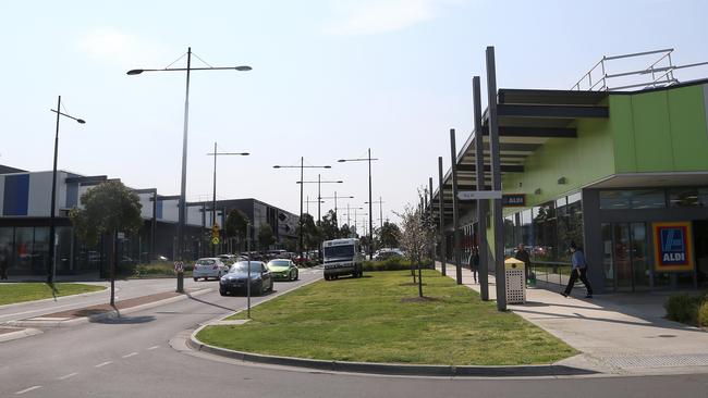 An elderly man was stabbed during a fight outside a chemist in Craigieburn Central. Picture: Hamish Blair