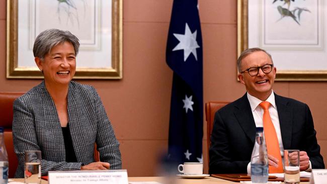 Ms Spender is writing to 'foreign minister Penny Wong to express her concerns. Picture: AFP