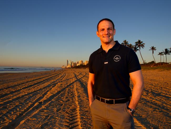 David Grevemberg CEO of the Commonwealth Games Federation and was CEO at Glasgow Commonwealth Games pictured at Main Beach before heading back to England Photo: David Clark