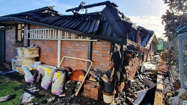 FLAT FIRE: A granny flat in Adele St, Alstonville, was badly damaged during a fire early on the morning of May 29, 2021. Fortunately, no-one was injured.