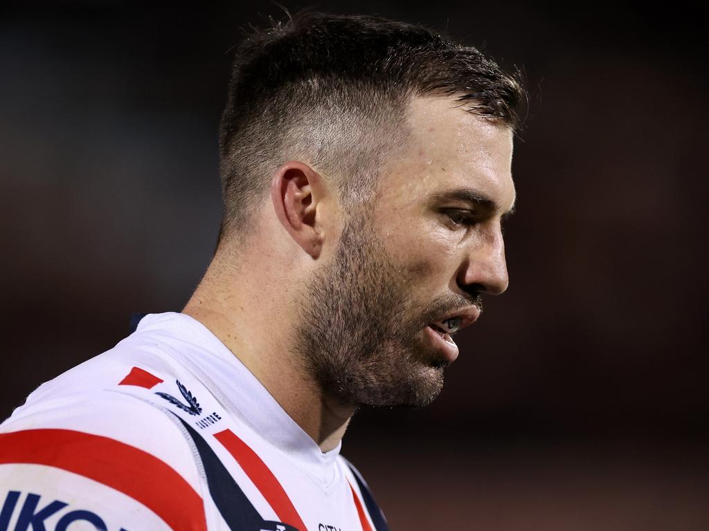 James Tedesco is everything to the Roosters right now. Picture: Cameron Spencer/Getty Images