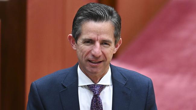 ­Opposition foreign affairs spokesman Simon Birmingham has vowed to reopen Australia’s embassy in Kyiv. Picture: NewsWire / Martin Ollman