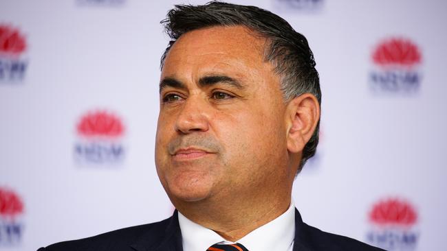 Acting Premier John Barilaro. Picture: NCA NewsWire / Gaye Gerard