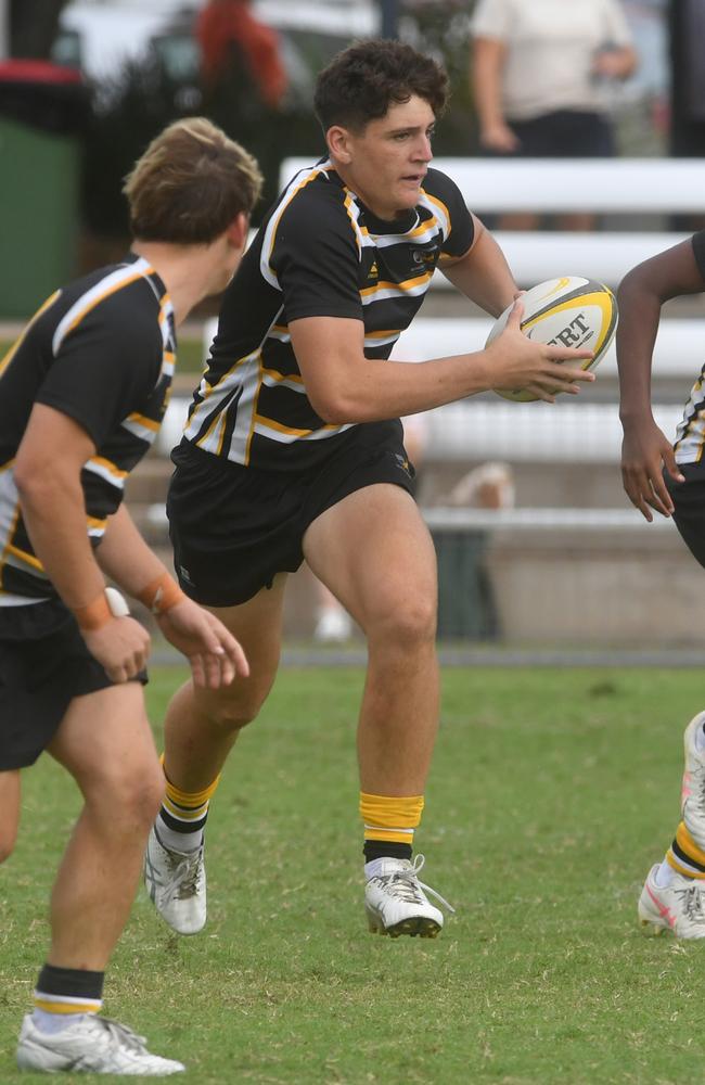 QLD Rugby Union State Championships (17-18 years boys) at the Townsville Sports Precinct. Saturday May 24. Wide Bay against Capricorn. Picture: Evan Morgan