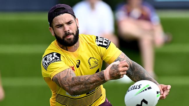 Adam Reynolds is expected to play in the Broncos’ final trial against the Cowboys next week. Picture: Bradley Kanaris/Getty Images