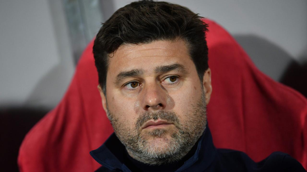 (FILES) In this file photo taken on November 06, 2019 Tottenham Hotspur's Argentinian head coach Mauricio Pochettino looks on prior to the UEFA Champions League Group B football match between Red Star Belgrade (Crvena Zvezda) and Tottenham Hotspur at the Rajko Mitic stadium in Belgrade. - Mauricio Pochettino was officially named the new coach of French champions Paris Saint-Germain on January 2, 2021 following the sacking of Thomas Tuchel. (Photo by ANDREJ ISAKOVIC / AFP)