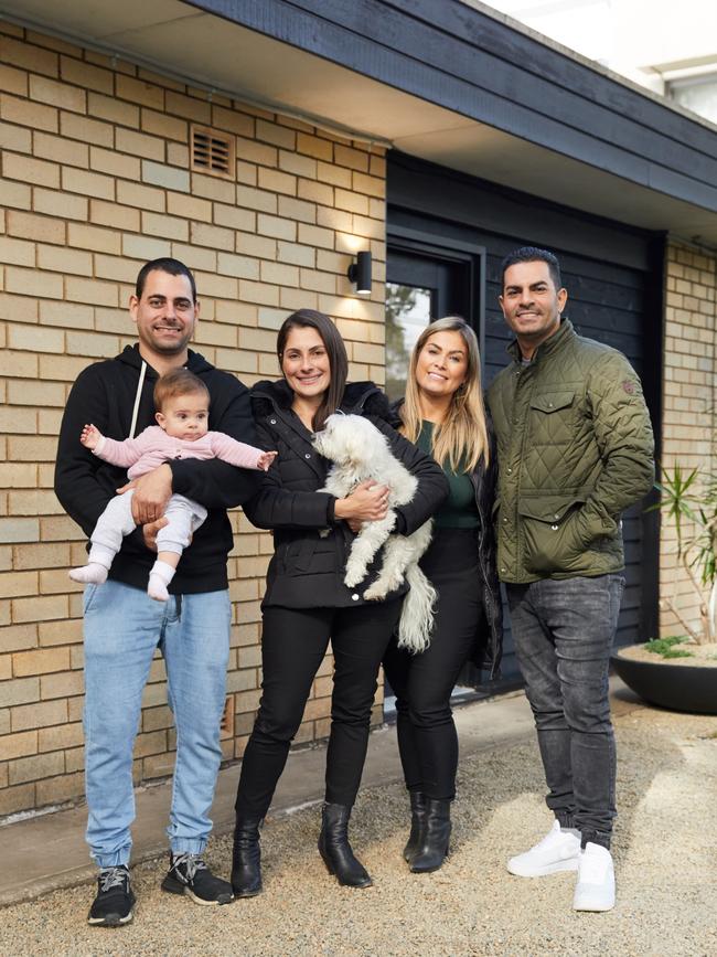 Roberta and Fernanda and their families.