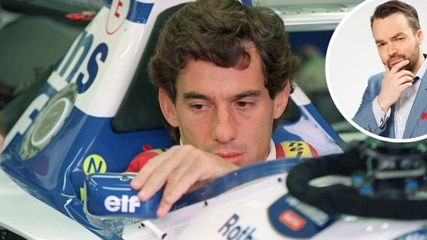 Ayrton Senna and Brydon Coverdale