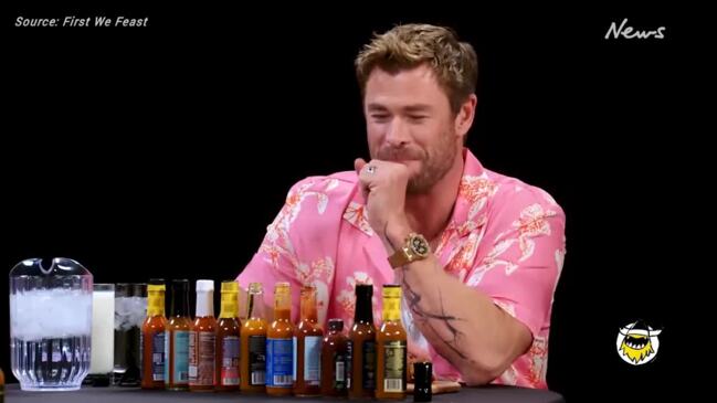 Chris Hemsworth reveals secret celeb trick on Hot Ones