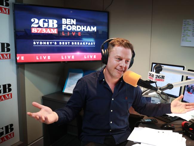 Ben Fordham has pushed for a return to offices. Picture: John Feder/The Australian