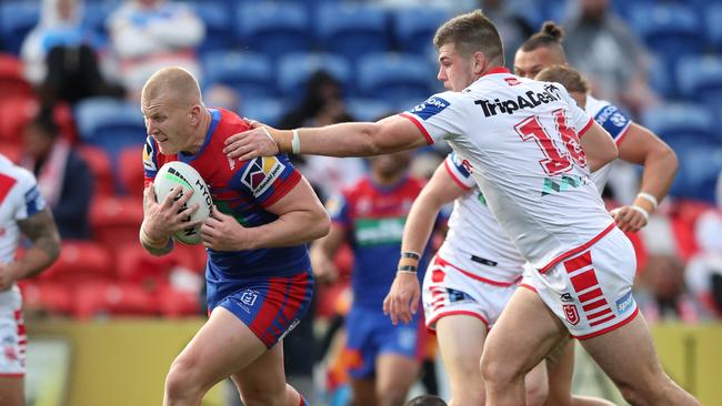 Mitch Barnett will make his return against the Bulldogs on Friday night. Picture: Ashley Feder/Getty Images