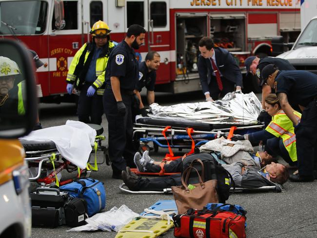 More than 100 people were injured in the horror crash. Picture: Eduardo Munoz Alvarez/Getty Images/AFP