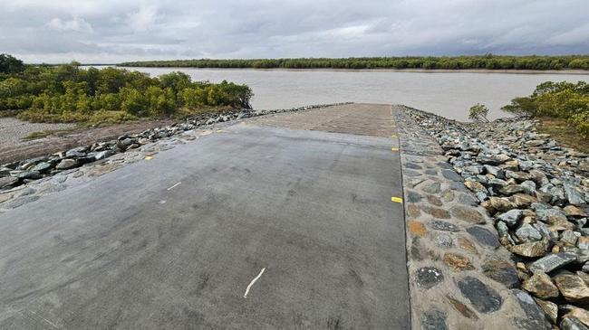 The new boat ramp at Port Alma.