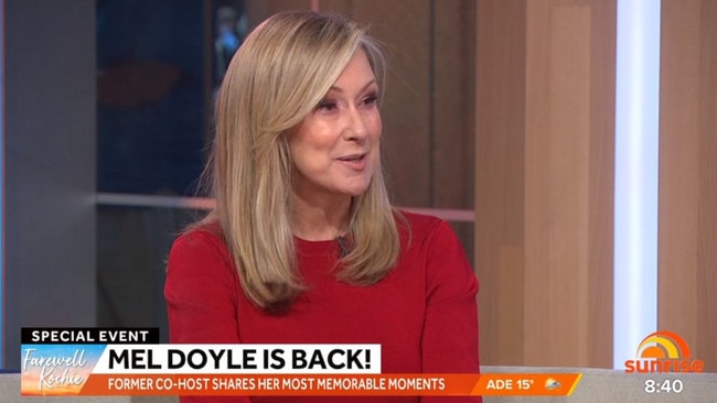 Mel Doyle returns to Sunrise.