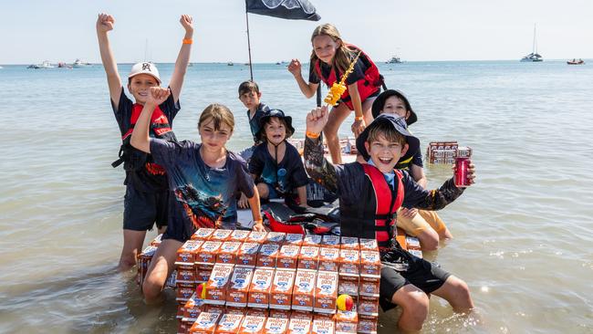 Darwin Beer Can Regatta at Mindil Beach, 2025. Picture: Pema Tamang Pakhrin