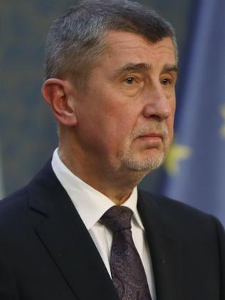 Czech Republic's Prime Minister Andrej Babis said that the country is expelling three staffers from the Russian embassy. Picture: AP/Petr David Josek