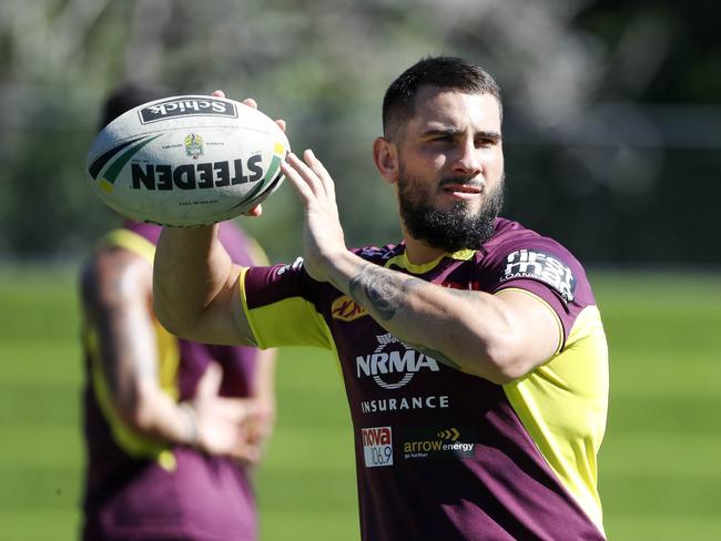 Jack Bird during Broncos training.