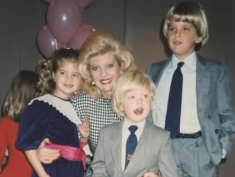 Ivana Trump was the mother of Donald Jr, Ivanka and Eric Trump. Picture: ABC News America