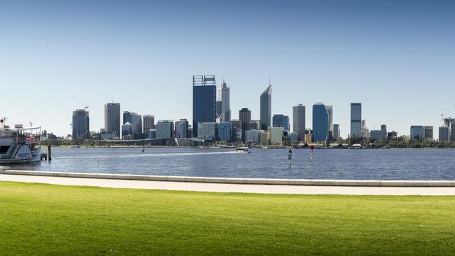 South Perth foreshore.