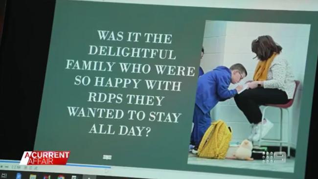 Photos of Max and Leah were included in the video. Picture: A Current Affair/Channel 9