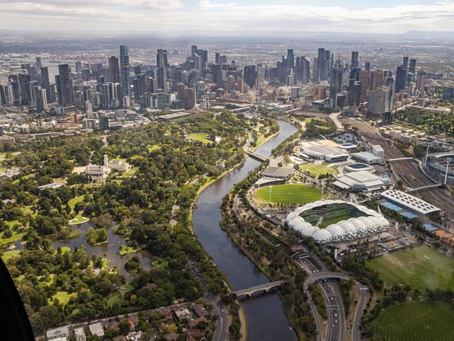 Melbourne was ranked seventh for inclusivity and wellbeing. Picture: Jason Edwards