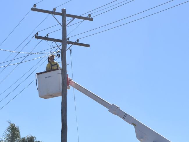 There were concerns over a safety feature on a cherry picker or elevated work platform that allows a user to exit if the system fails.