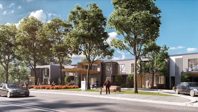 Exterior shot of Arcare Warriewood which neighbours the proposed development at 27 Warriewood Rd, Warriewood. Picture: Supplied.