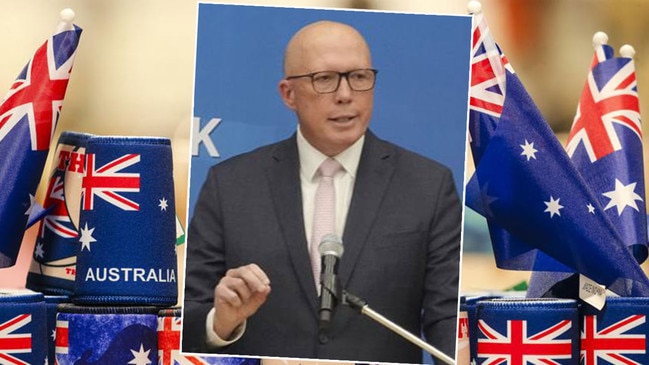 Opposition leader Peter Dutton wants Australia Day citizenship cermeonies conducted by all councils.Pictures: