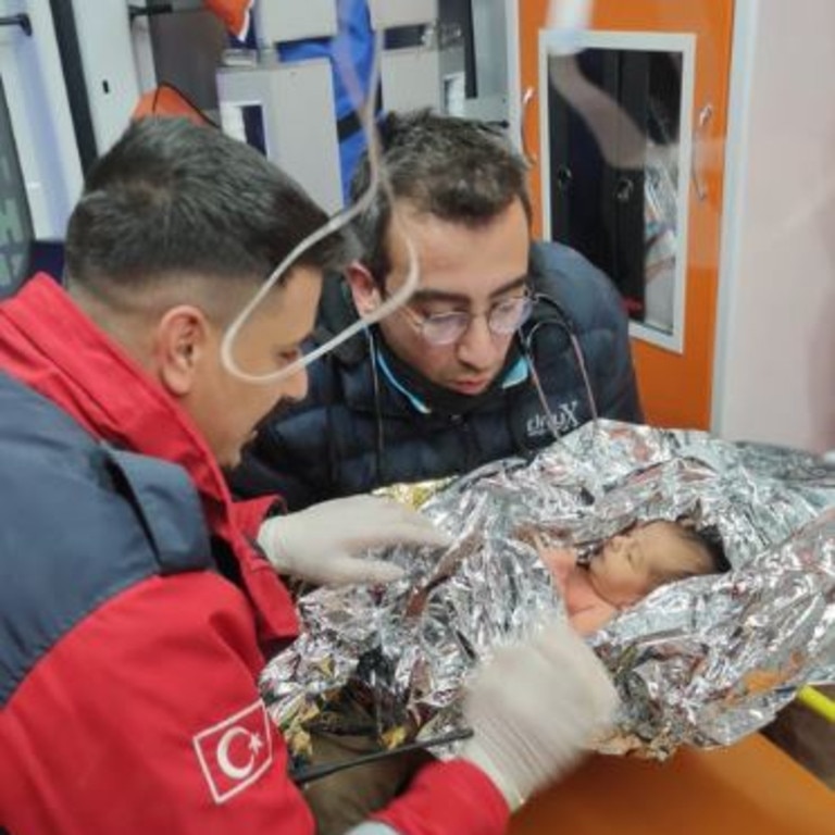 Turkey Earthquake: Baby Rescued From Rubble | The Courier Mail