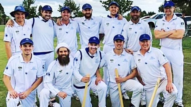 Sunbury Cricket Club celebrates its VTCA Division 4 premiership.