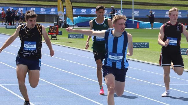 Young athlete Cody Hasler at the NSW All Schools. Pic: David Tarbottom