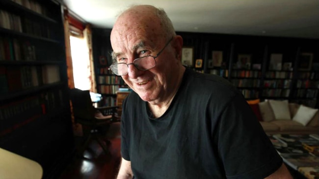 Clive James at his home in London. Picture: File