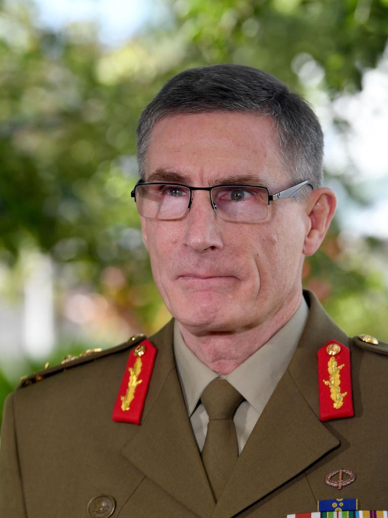 Chief of the Defence Force General Angus Campbell. Picture: Evan Morgan