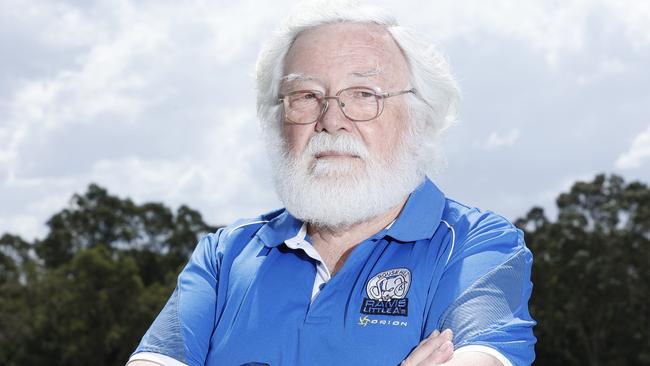 Pictured in Rouse Hill is President of Rouse Hill Rams Little Athletics Bob Gribbin, who aren't able to return to the sporting field until December. Picture: Tim Hunter.