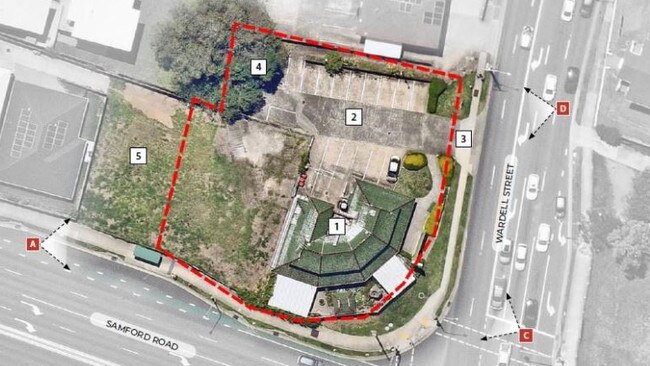 Now, the fast-food outlet has lodged a development application for a Guzman Y Gomez Restaurant with a drive through, located on the corner of 340 Wardell Street and 223 Samford Road, Enoggera. Picture – DA.