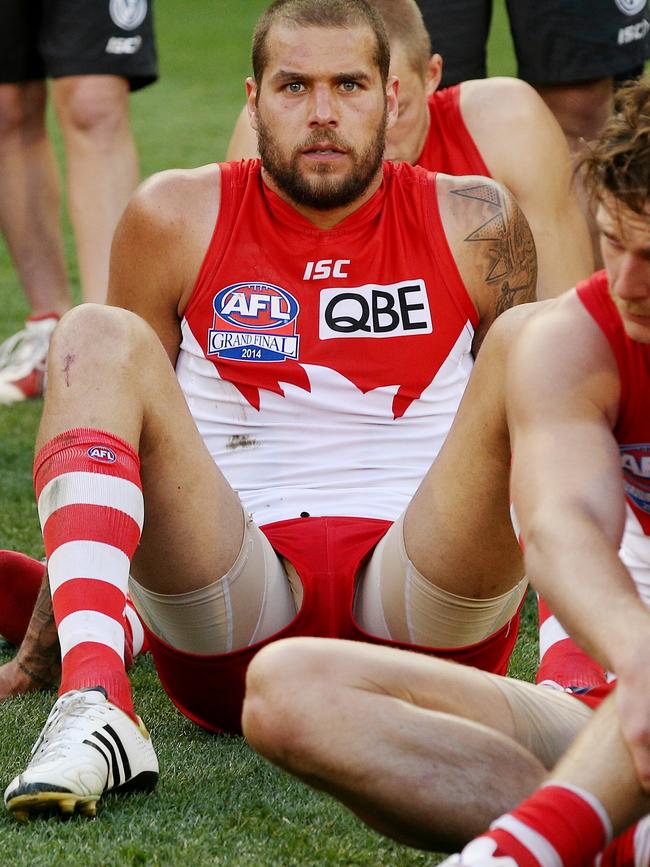 Lance Franklin has been a star for the Swans but hasn’t won a premiership in Sydney ... yet. Picture: Colleen Petch