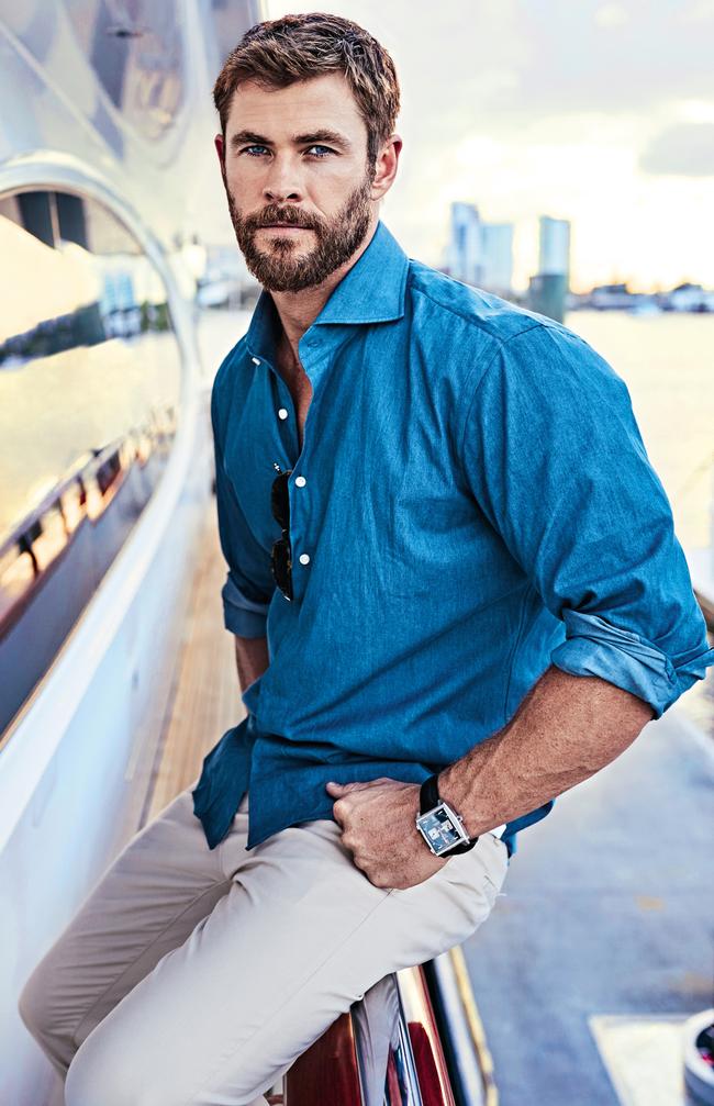 Tourism Australia and Foxtel Ambassador actor Chris Hemsworth. Picture: Jason Ierace/Foxtel Magazine