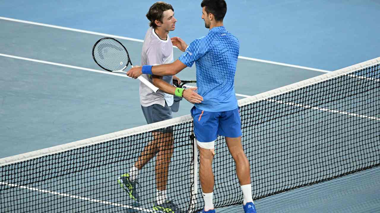 Alex De Minaur crushed by Novak Djokovic in deafening Australian Open ...