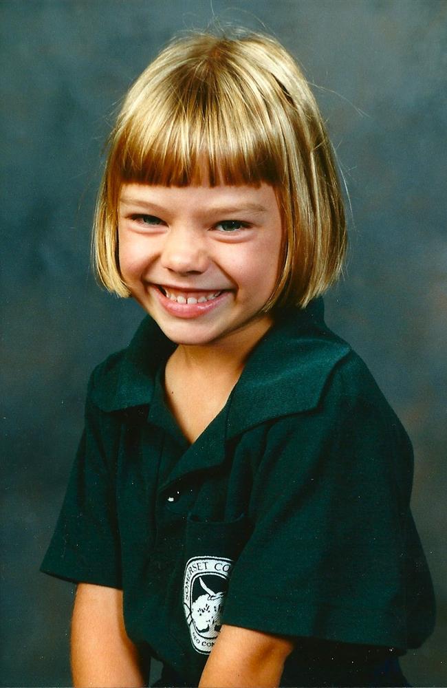 Preschool photo of Margot Robbie at Somerset College on the Gold Coast