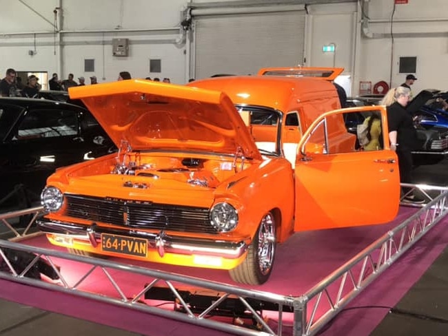 Ian Wood's EH Panelvan named âLa Catrinaâ custom design and built by Dubbo's Stripped Back Customs.