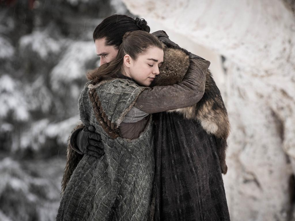 In the original GoT notes, Tyrion’s love of Arya would lead to a deadly rivalry with Jon Snow. Picture: HBO/Foxtel