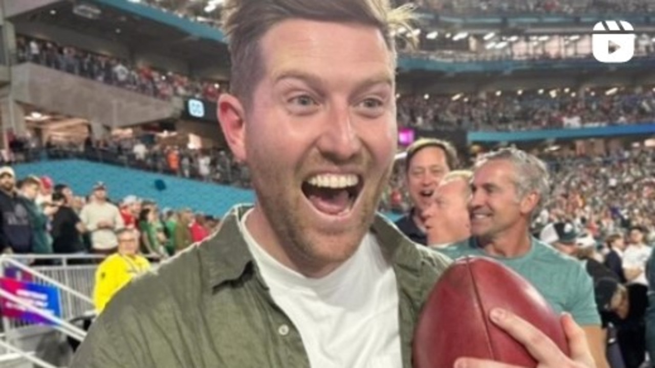 Melbourne man catches game winning Super Bowl ball Herald Sun