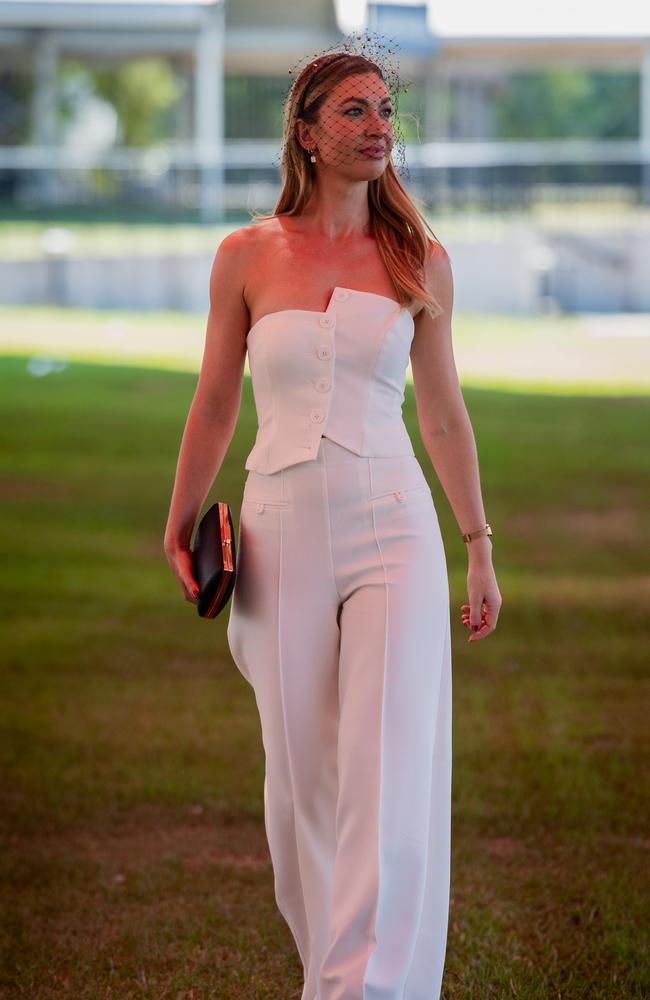 Amanda Jarrett at the 2024 Darwin Cup Carnival Derby Day. Picture: Pema Tamang Pakhrin