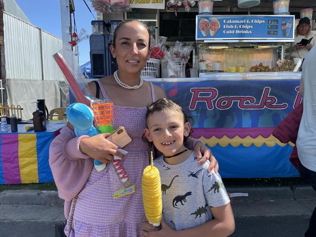 Rebecca &amp; Cash at the 2023 Ballarat Show.