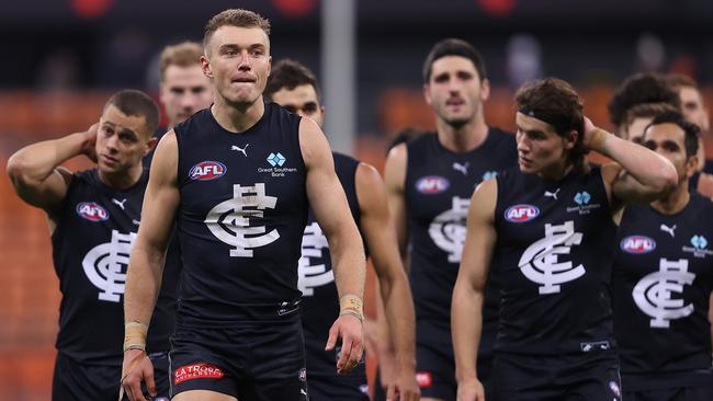 Carlton’s board could be spilled in a matter of weeks. Picture: Mark Kolbe/Getty Images